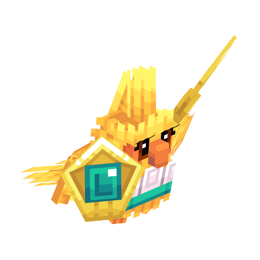 Hen Warrior Cubee