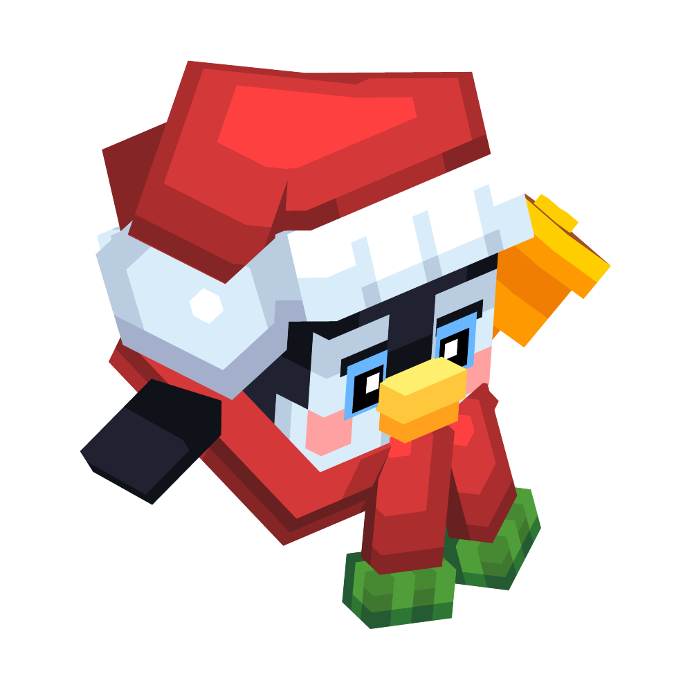 Christmas Penguin Cubee